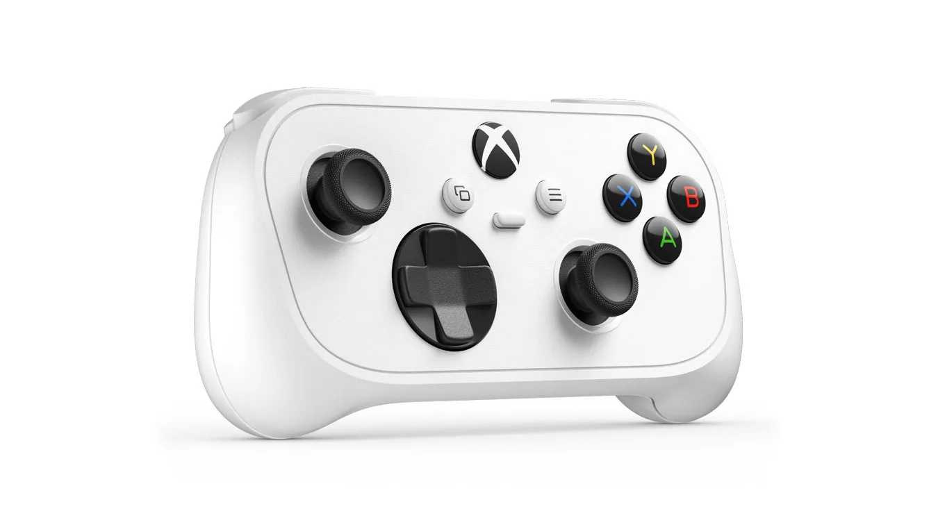 Xbox Nano Controller สีขาวมุมด้านหน้า